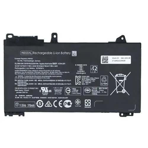 HP RE03XL HP Original OEM 45Whr 3800mAh Laptop Battery